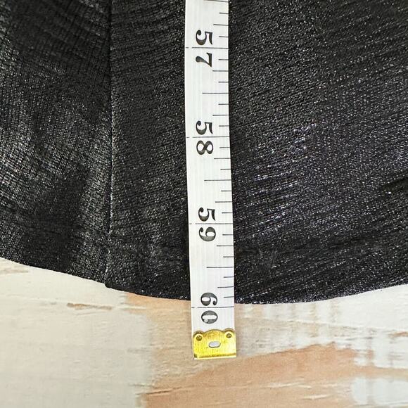 Lauren Ralph Lauren Twist-Front Cape-Overlay Gown Black Size US 6 - Picture 13 of 14